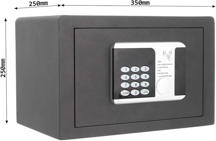 Actual product image Rottner Electronic furniture safe RFID 1 electronic lock (17 l)