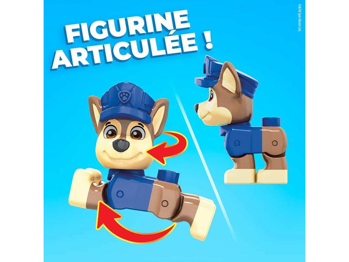 Actual product image Mega Bloks PAW Patrol Chase's Patrol Car Building Set