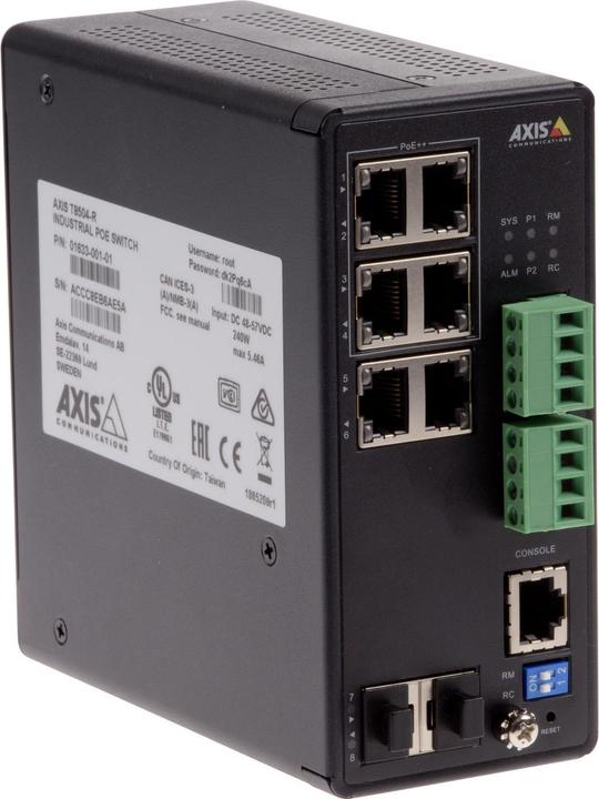 Produktbild Axis T8504-R 4 Port PoE++ Rugged Switch (4 Ports)