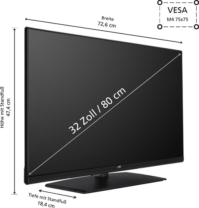 Immagine prodotto JVC LT-32VF5355 LED-TV FHD SMART TIVO (32", LCD, Full HD, 2024)