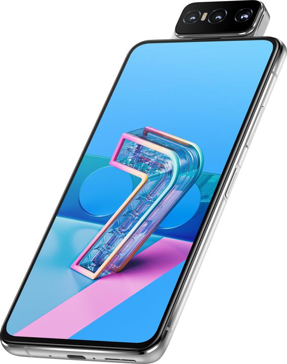 Actual product image ASUS Zenfone 7 Pro (256 GB, Pastel White, 6.67", Dual SIM, 64 Mpx, 5G)