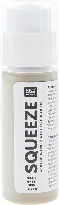Actual product image Rico Design Rico Squeeze Marker 60 ml grey (Grey, 1 x)