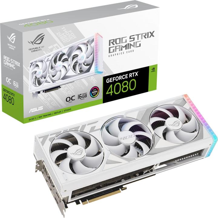 ASUS ROG-STRIX-RTX4080-O16G-WIT HDMI DP Actief (16 GB)