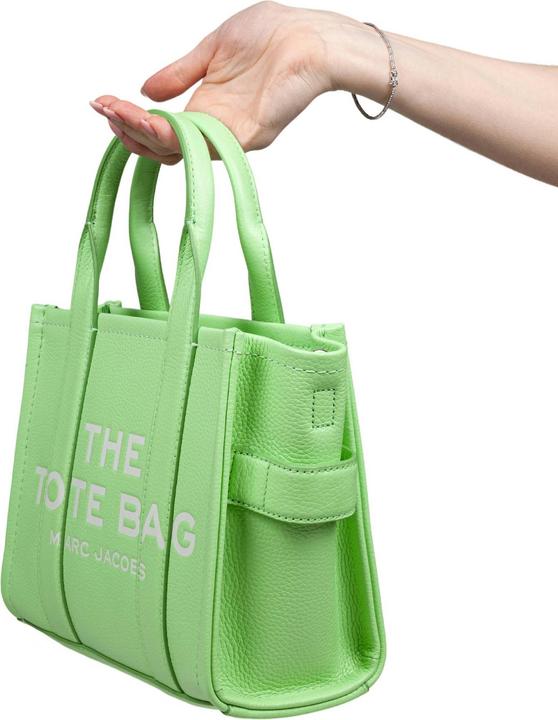 Image du produit Marc Jacobs tote small in leather color mint green