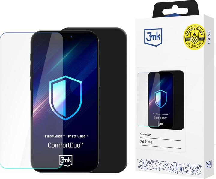 Image du produit 3MK Zestaw Comfort Duo do Samsung Galaxy A36/A56 czarny/matt black (Samsung Galaxy A36, Oppo A56)