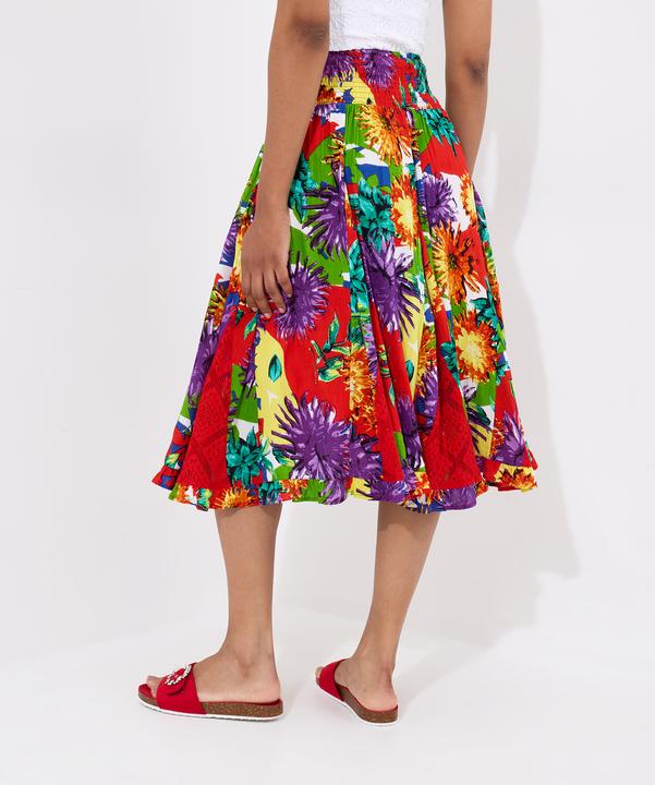 Produktbild Joe Browns Bright Floral Godet Panel Midi Skirt (10)