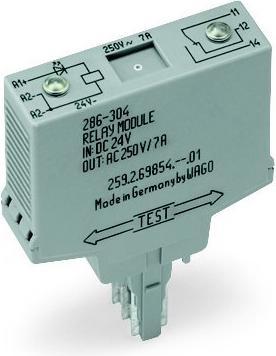 Actual product image Wago Plug-in relay 24 V/DC 7 A 1 change-over contact 286-304 1 pc (286-304)
