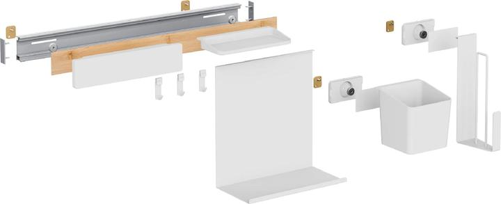 Productafbeelding tesa Keuken organiser combi set L om te lijmen, installatie zonder boren