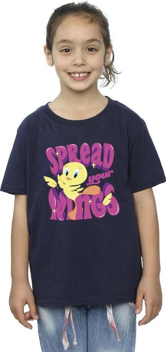 Actual product image Looney Tunes Girls Tweeday Spread Your Wings Cotton T-Shirt (104)