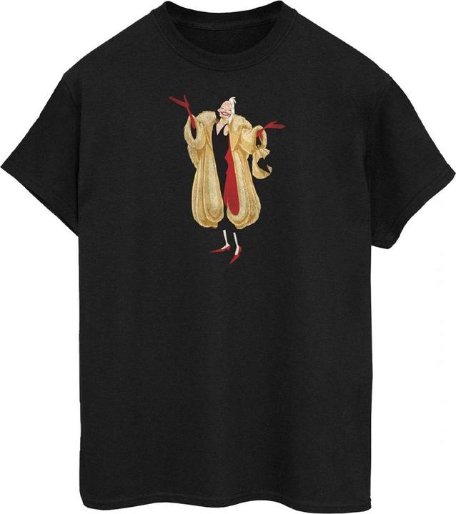 Image du produit 101 Dalmatians Womens/Ladies Cruella De Vil Boyfriend T-shirt (S)