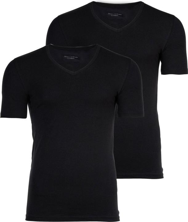 Actual product image Marc O'Polo 2 Pack Essentials Organic Cotton Undershirt / Shirt Long Sleeve (S)