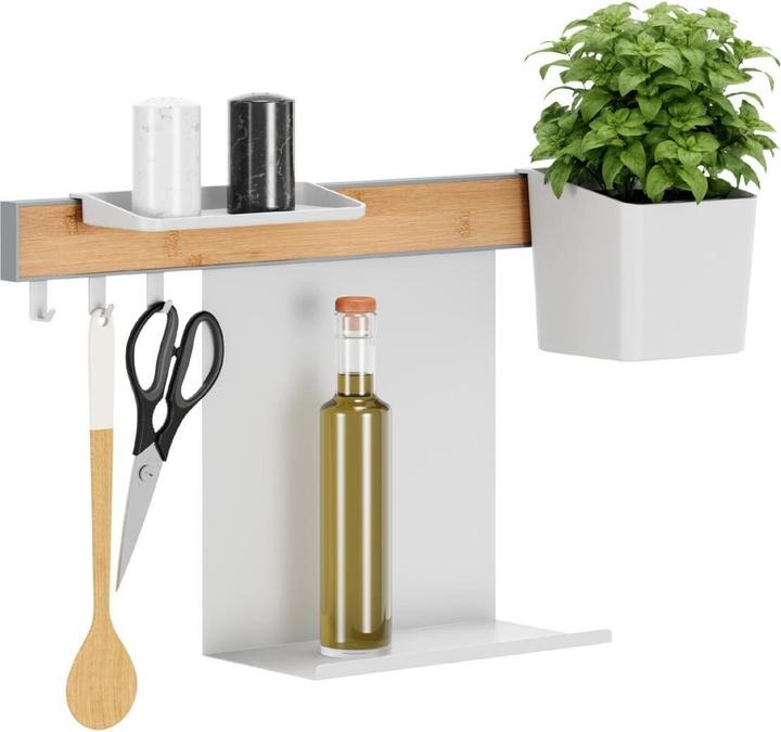 Kitchen organiser combi set S for gluing, installation without drilling