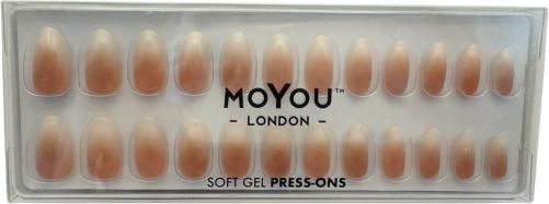 MoYou London Soft Gel Press-Ons Bare Minimum Short Almond (Kunstnägel)