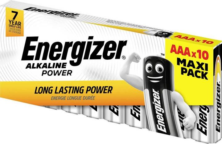 Immagine prodotto Energizer Potenza alcalina (10 pz., AAA, 1200 mAh)