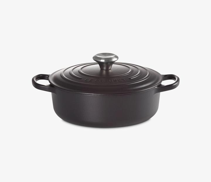Image du produit Le Creuset Rôtissoire Gourmet Signature 24 cm Noir (24 cm, Cocotte + faitout, Fonte)