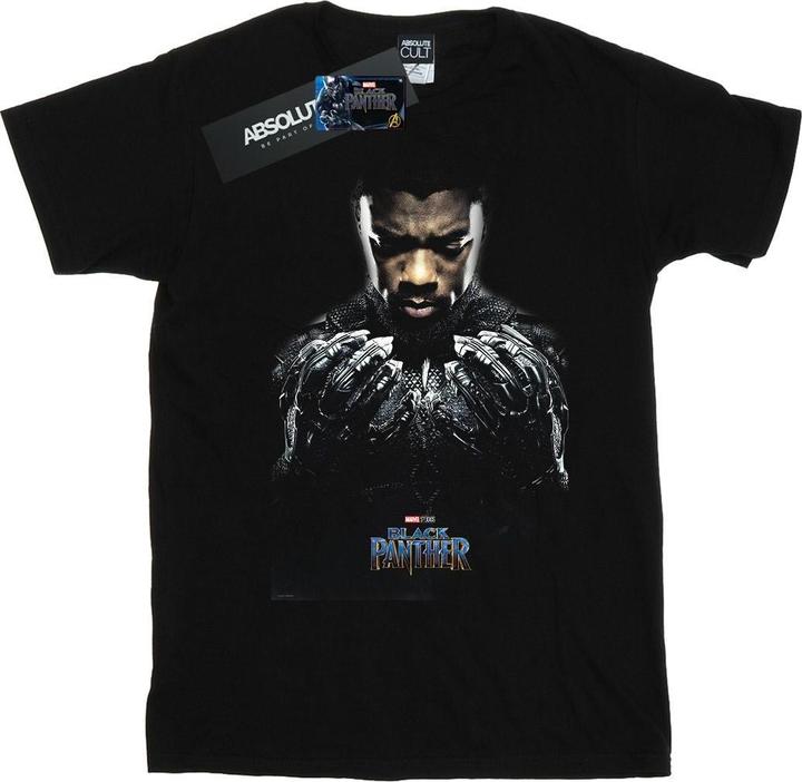 Immagine prodotto Maglietta Uomo Black Panther T'Challa Poster (L)