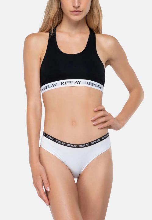 Produktbild Replay Unterhose Damen-Slip mit Logo-Bund 2er Pack (XL, 2er Pack)