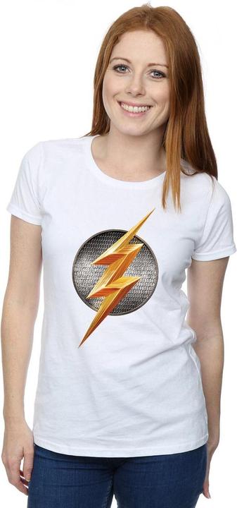 Actual product image The Flash Womens/Ladies Logo Cotton T-Shirt (M)