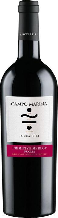 Immagine prodotto San Marzano Primitivo Merlot Luccarelli Campo Marina IGP Puglia (1 x 75 cl, 2018)