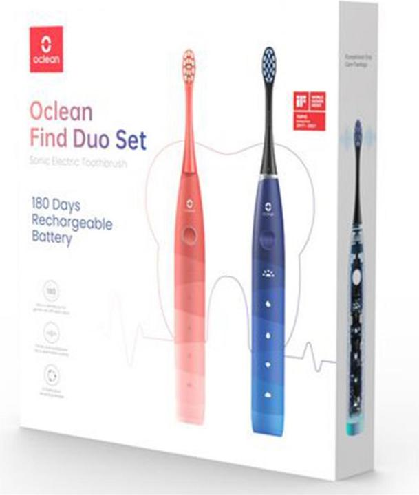 Actual product image Oclean Find Duo Set (Sonic toothbrush)
