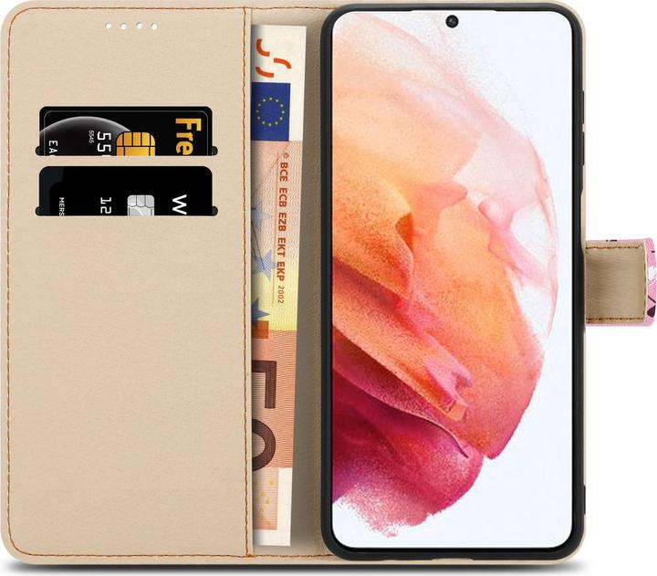 Actual product image Cadorabo Book cover with print (Samsung Galaxy S21+)