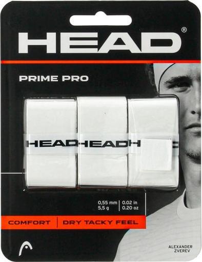 Image du produit Head Surgrip Prime Pro blanc (3 pièces)