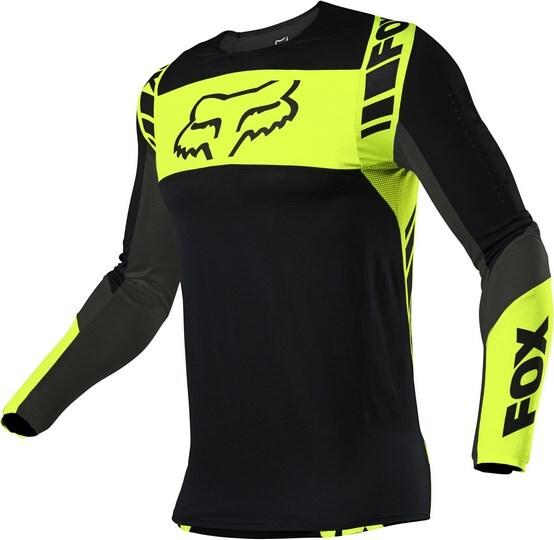 Produktbild Fox Jersey 21 Flexair Mach One Blk/Ylw 2 (XXS)