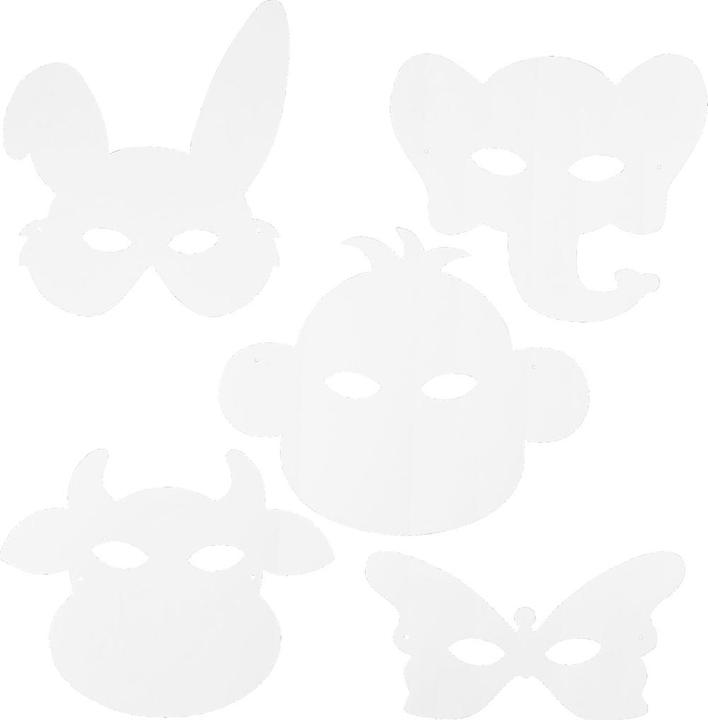 Image du produit Creativ Company Knutsel Maskers Dieren
