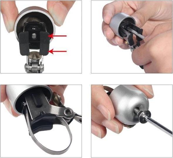Actual product image Rockbros Vintage bicycle bell