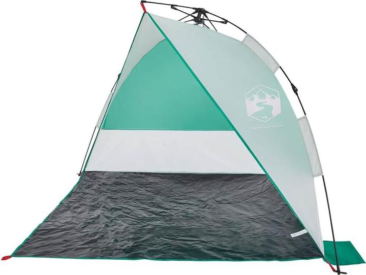 Produktbild VidaXL Strandzelt Seegrün Quick Release Wasserdicht (Strandzelt + Strandmuschel, 1.10 kg)