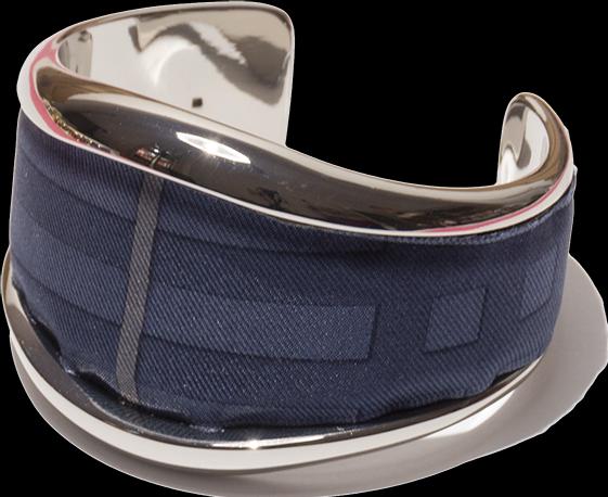 Produktbild MM33 Bangle blue paisley (950 Platin)