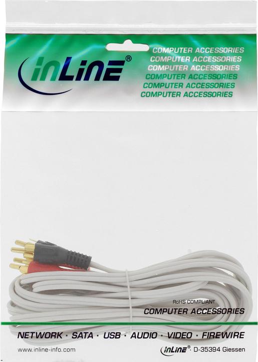 Produktbild InLine Cinch Kabel (2 m, Cinch)