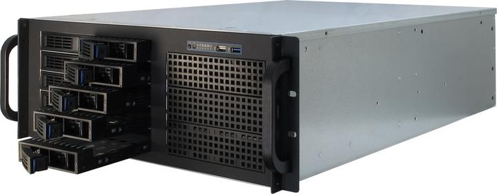 Actual product image Intertech IPC 4U-4410 48.3cm 19inch 4U storage rackmount enclosure 3x 5.25inch ext. 10x 2.5inch o. 3.5inch... (USB 3.0)