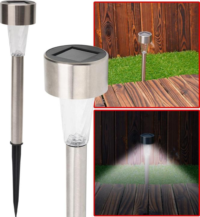 Immagine prodotto Casativo Mini lampade solari a LED, 32 pezzi con picchetto a terra e sensore crepuscolare, IP44 (1 lm, IP44)