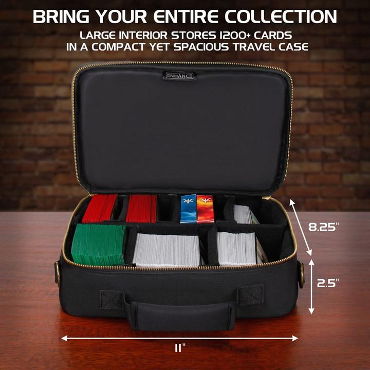 Immagine prodotto Enhance Custodia da viaggio per carte collezionabili nera