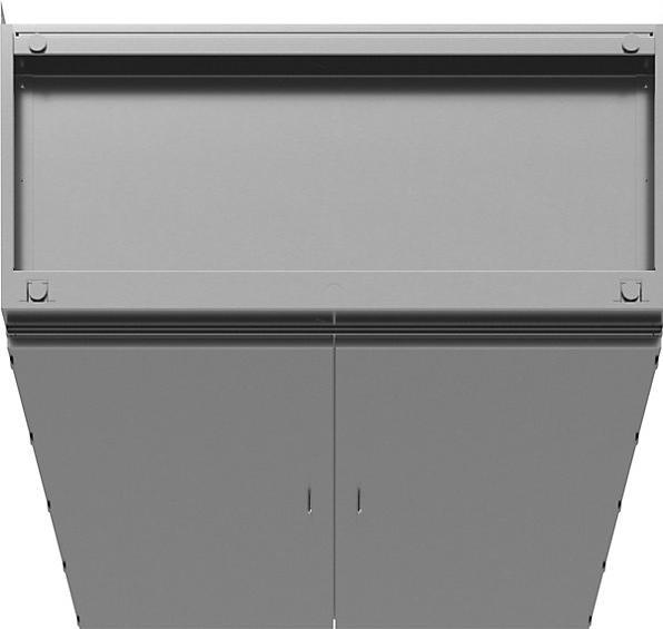 Image du produit kaiserkraft Armoire haute de salle blanche en acier inoxydable (120 x 58,5 x 200 cm)