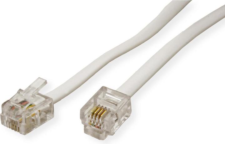 Actual product image Secomp Value RJ12 Cable 6P4C, Gray