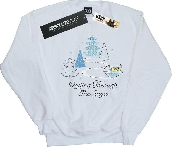 Star Wars The Mandalorian Rolling Through The Snow Sweatshirt (S)