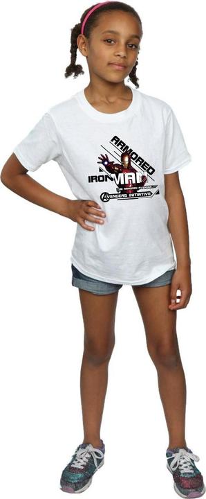 Immagine prodotto Iron Man Armored Avenger Maglietta Ragazze (140, 146)