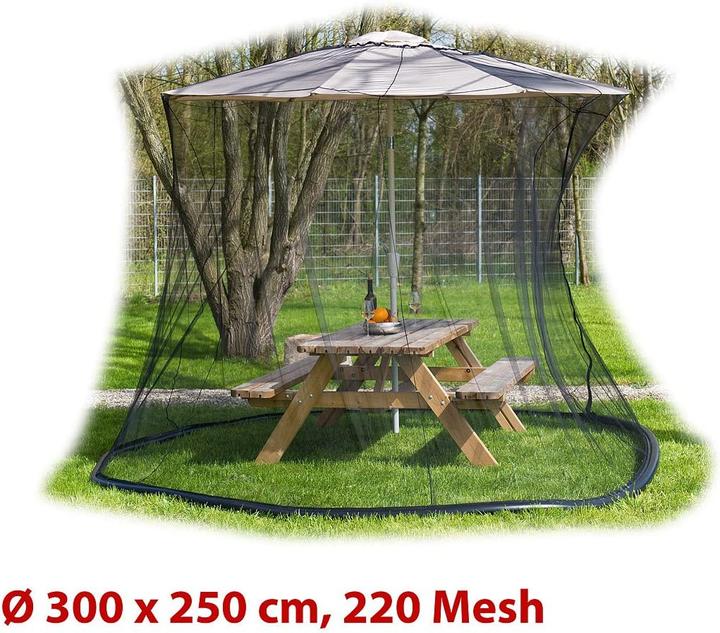 Image du produit Infactory Moustiquaire pour parasol (3.30 m)