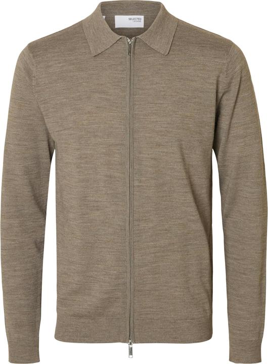 Selected Homme Langarm Strickjacke mit Reissverschluss