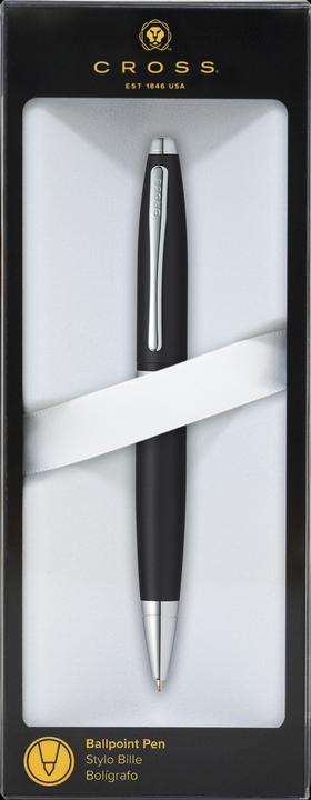 Actual product image Cross Twist action biros Calais matt black (Black matte, 1 x)