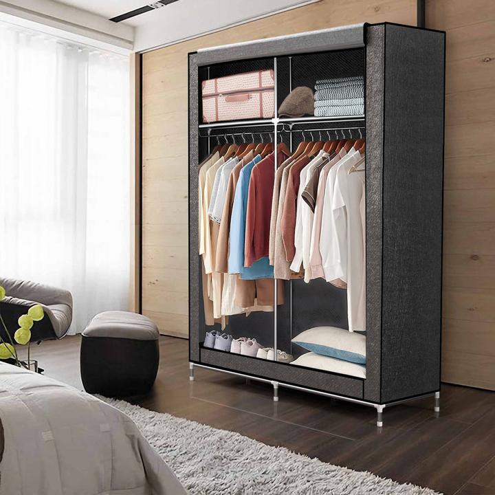 Immagine prodotto Intirilife Armadio pieghevole (108 x 54 x 170 cm)