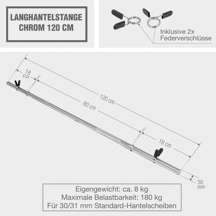 Produktbild Gorilla Sports Langhantelstange