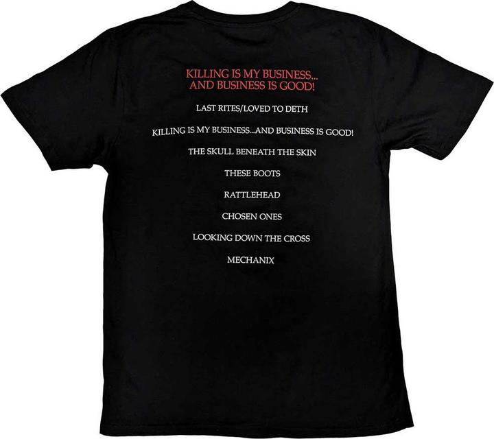 Immagine prodotto Megadeth Killing Biz Maglietta Stampa posteriore Adulto Unisex (M)