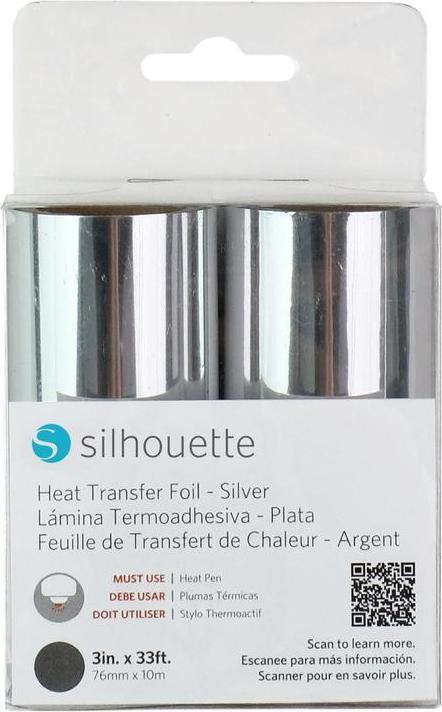 Silhouette Foil hot stamping Curio 2 7.6 cm x 10 m, 2 pieces, silver