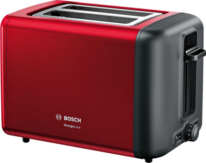 Bosch Hausgeräte TAT3P424 toaster 2 slice(s) Black, Red