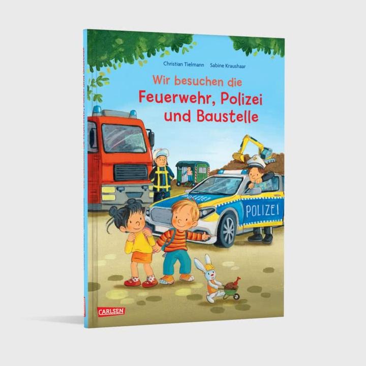Actual product image Max picture books: We visit the fire brigade, police and building site (German)