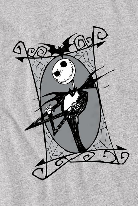 Actual product image The Nightmare Before Christmas Mens Jack Skellington Frame T-Shirt (M)