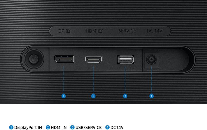 Productafbeelding Samsung BEELDSCHERM 24 S24C332GAU NOIR 1920X1080 IPS 16:9 1MS 250CD/M 100HZ 1000:1 1 (1920 x 1080 Pixels, 24")